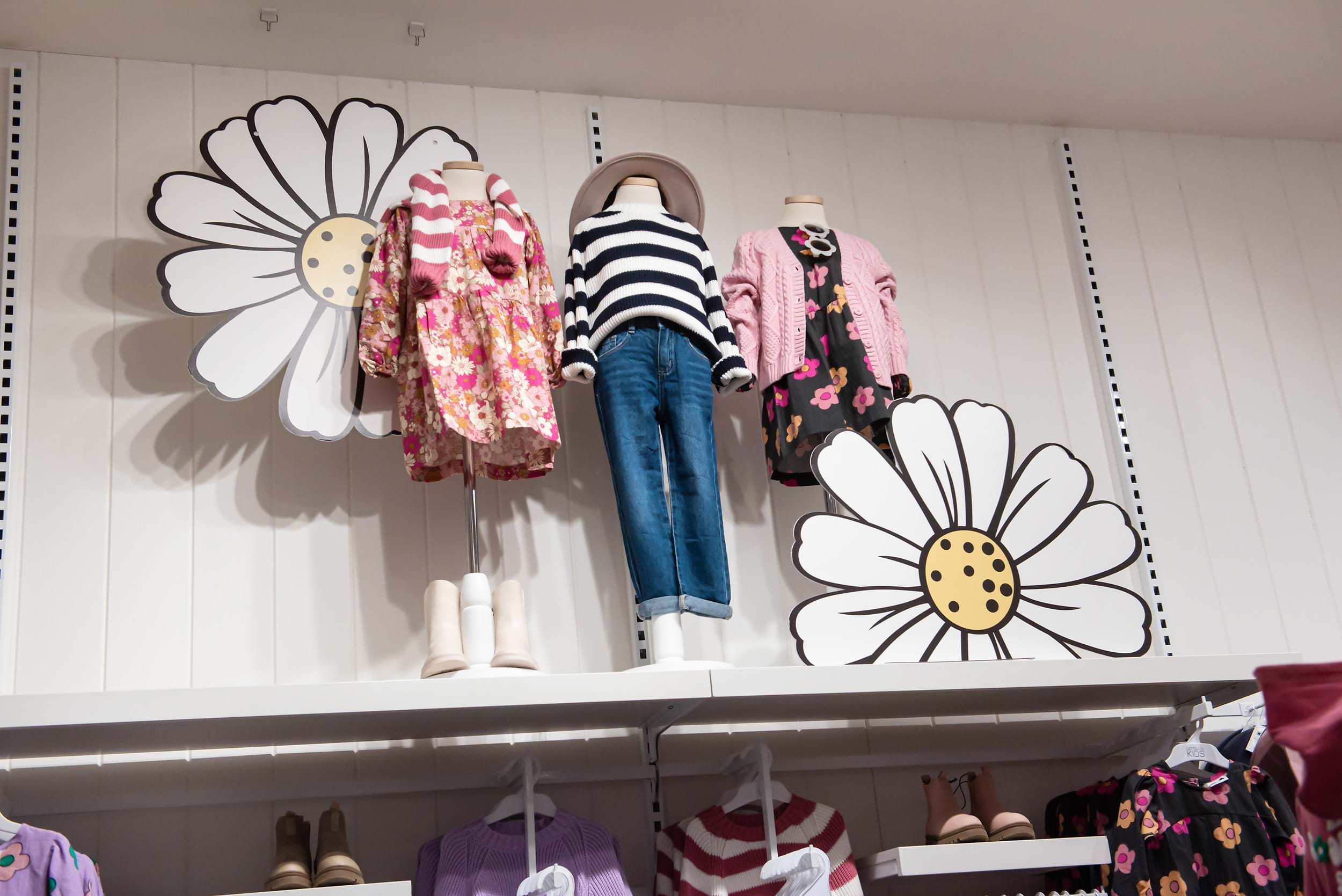 Styleprint visual merchandising activation for Cotton On Kids