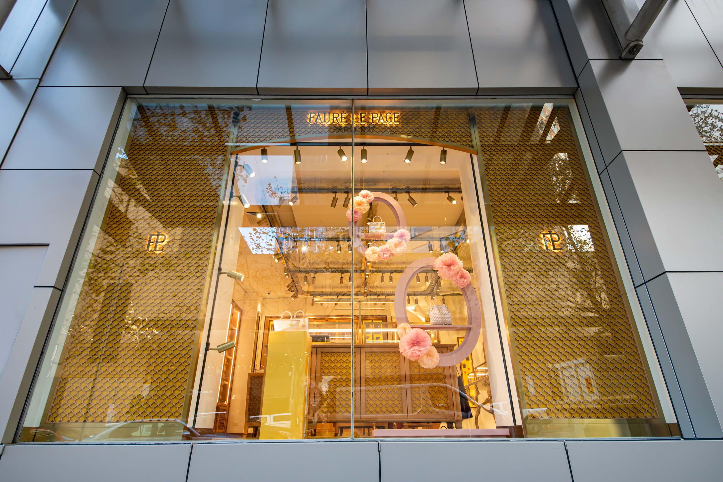 Styleprint visual merchandising activation for Faure Le Page Melbourne boutique